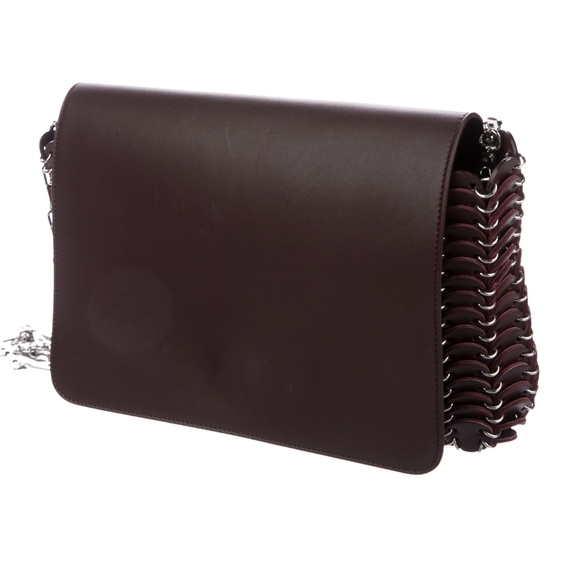 🌟Paco Rabanne Burgandy Chain Bag - Picture 2 of 14